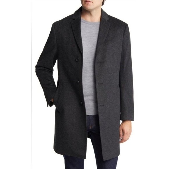Nordstrom Mason Wool & Cashmere Men Coat Size 50 R - Picture 15 of 16